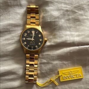Invicta Gold and Black Watch